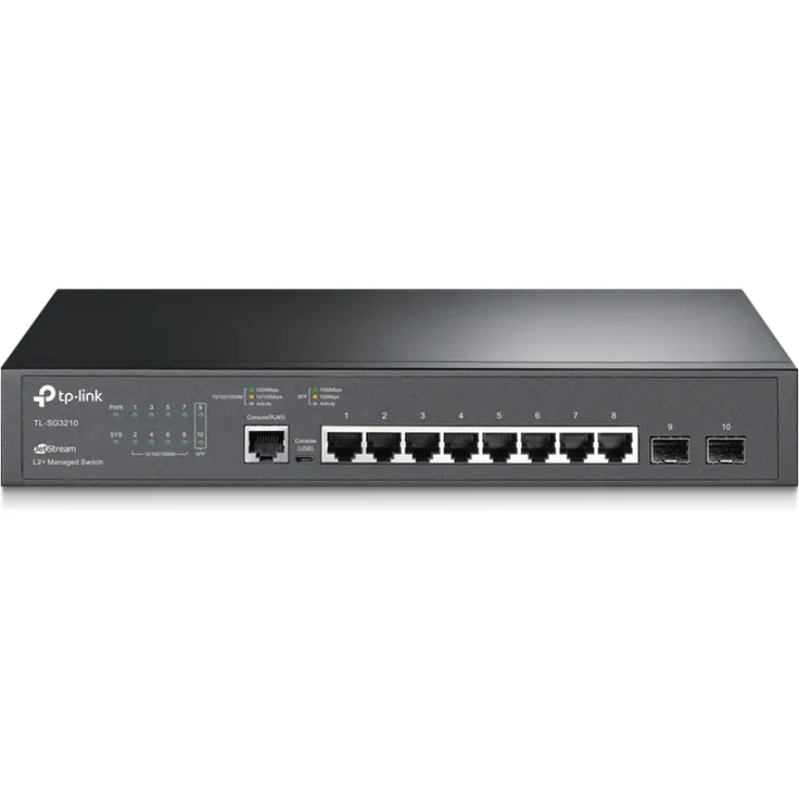 TP-Link TL-SG3210 8-Port Gigabit L2+ Managed Switch 2x SFP