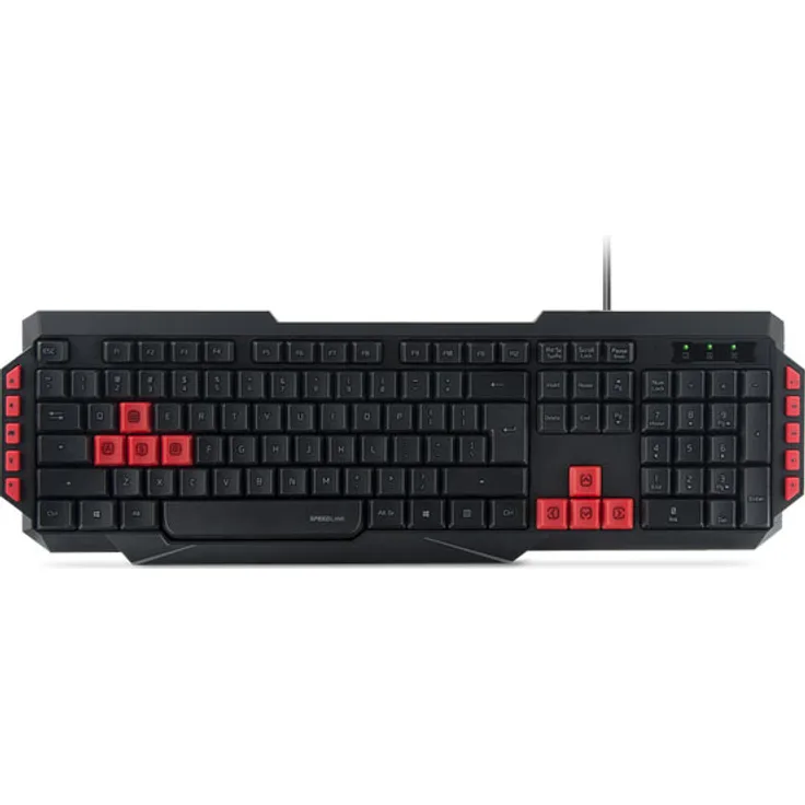 LUDICIUM Gaming Keyboard, black - NOR Layout QWERTY