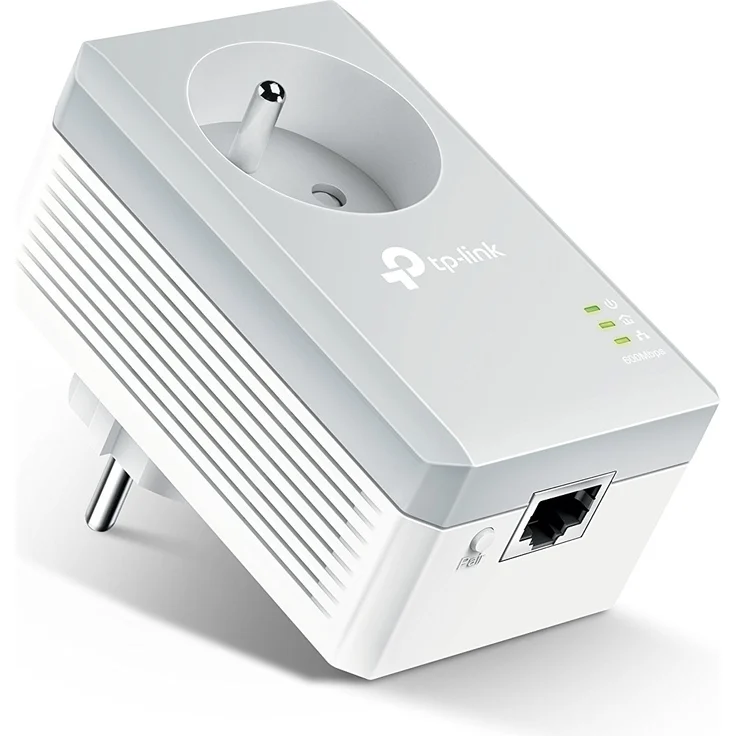 TP-Link CPL AV600 (600 Mbps), 1 Fast Ethernet-Port, integrierter Stecker (TL-PA4015P)  – Bild 3