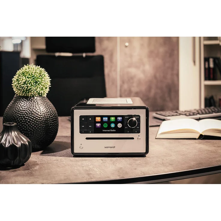 Sonoro Elite CD-Radio mit Bluetooth, WLAN, LCD-Display, schwarz - Preisvergleich – Bild 4