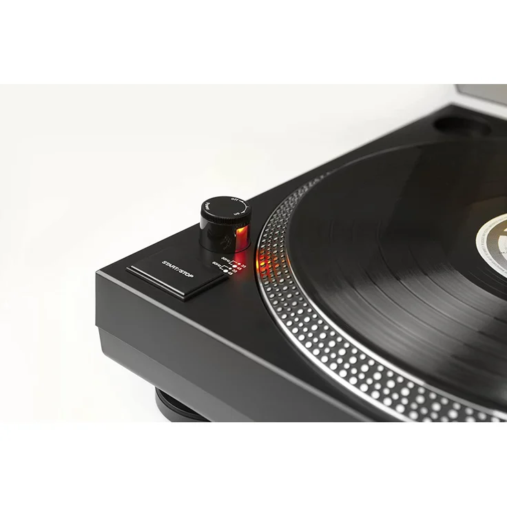 TechniSat TECHNIPLAYER LP 300 - Profi-USB-DJ-Plattenspieler (mit Scratch-Funktion und Digitalisierungsfunktion (Drehzahl: 33-45 U-min, Quarzgesteuerter Direktantrieb)) schwarz – Bild 2
