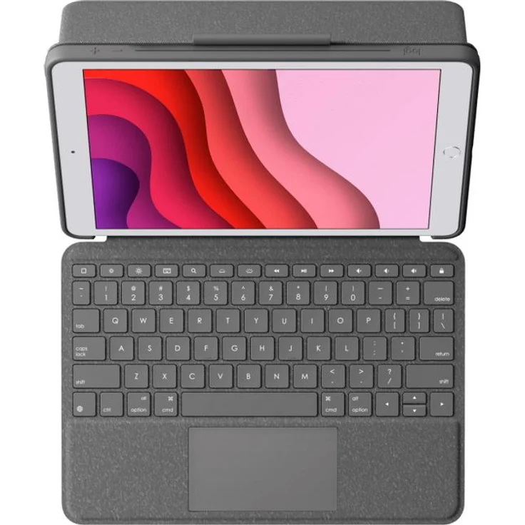 Logitech Combo Touch für iPad (7. Generation) Tastatur-Case mit Trackpad, kabelloser Tastatur und Smart Connector-Technologie Graphite – Bild 2