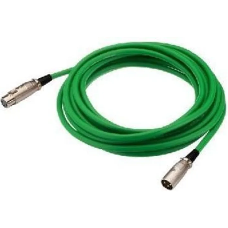 Img Stage Line MEC-190-GN Mikrofonkabel (XLR-Stecker - XLR-Kupplung) 2m grün