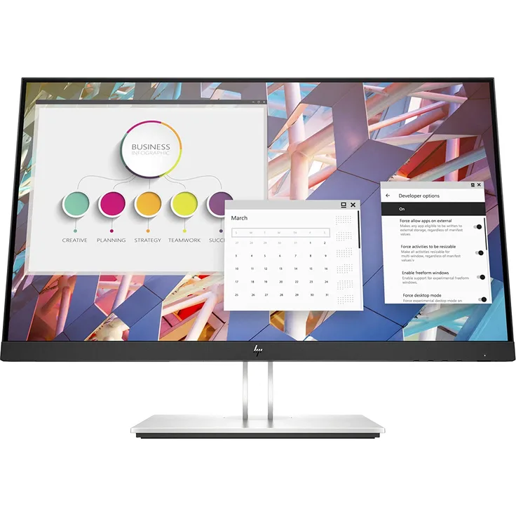 HP E24 G4 - 23,8 Zoll, Full HD (1920 x 1080), IPS-Panel, 60Hz, 5ms, 250cd/m² (9VF99AA)