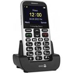 Primo 366 by Doro Großtastenhandy mit Tischladestation silber