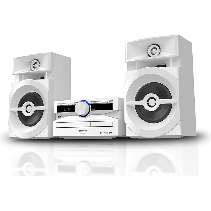 Panasonic SC-UX104EG-W CD-Micro-Musik (Bluetooth, Tuner (DAB+-FM), USB, AUX-IN, DJ Jukebox, 300 Watt RMS) weiß – Bild 2