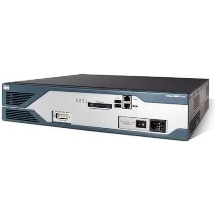 Cisco 2821 - Kabelrouter (Gigabit Ethernet, 10-100-1000Base-T(X), 10,100,1000 Mbit-s, 128-bit AES,192-bit AES,256-bit AES,3DES,des, Cisco IOS, 64 MB)