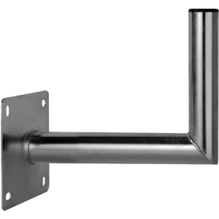 Opticum Stahl Wandhalter (Wandabstand: 25cm , Höhe: 25cm, Rohr: 50mm)