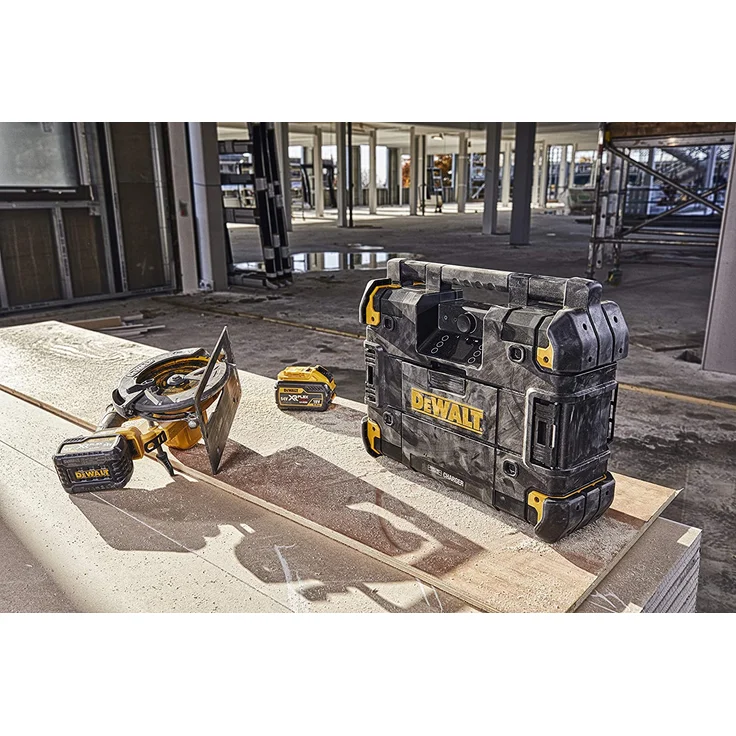 DeWalt DWST1-81078-QW TSTAK Baustellenradio mit Bluetooth, LCD-Display, spritzwassergeschützt, schwarz – Bild 12