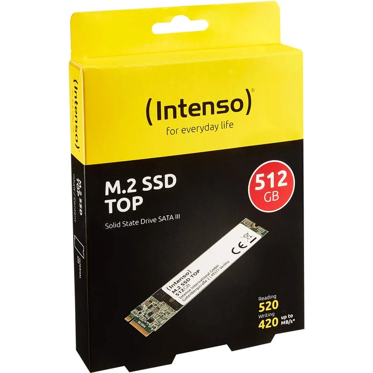 Intenso TOP - Solid-State-Disk - 512 GB - intern - M.2 2280 - SATA 6Gb/s (3832450) – Bild 2