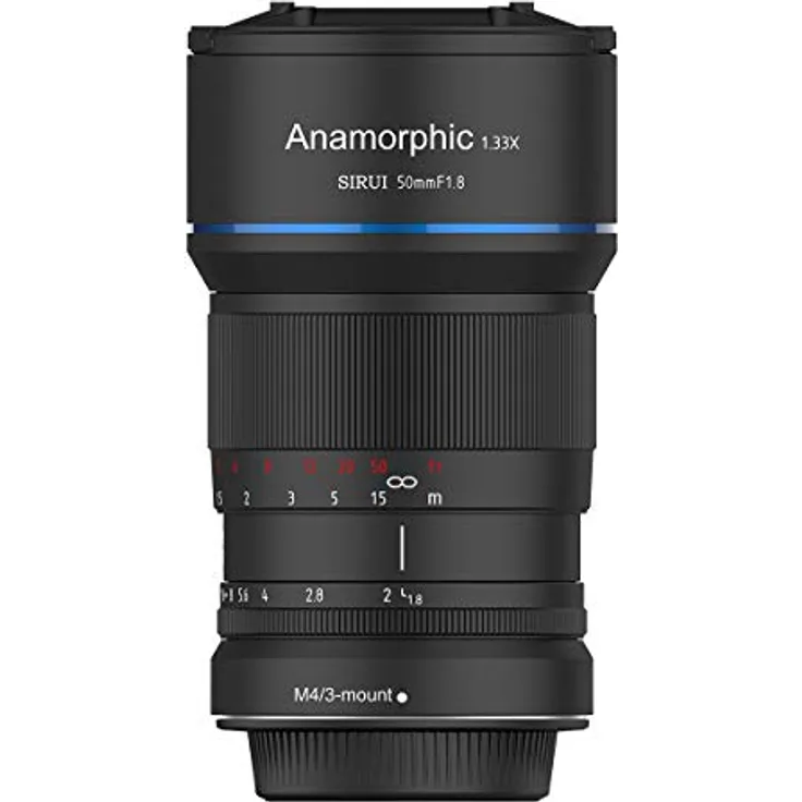 SIRUI 50mm f1.8 Anamorphes Objektiv 1.33x - MFT-Mount