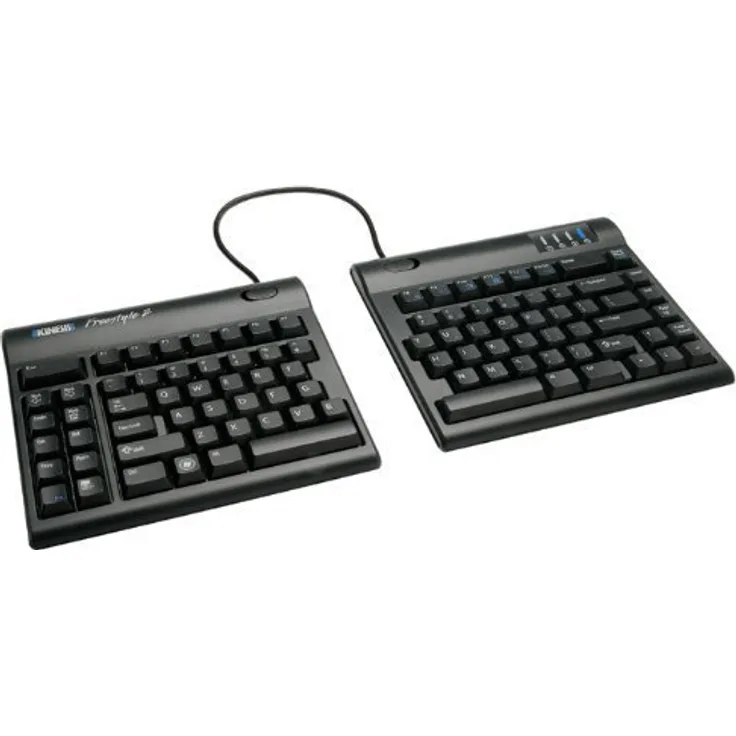 Kinesis KB800PB-DE-20 Freestyle Tastatur (QWERTZ, Größe: XL) schwarz