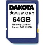 64GB Memory Card for Canon EOS 1200D