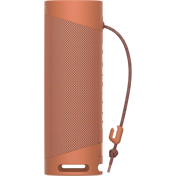 Sony SRS-XB23 tragbarer, kabelloser Bluetooth Lautsprecher (12h Akkulaufzeit, wasserabweisend, Extra Bass), rot – Bild 3