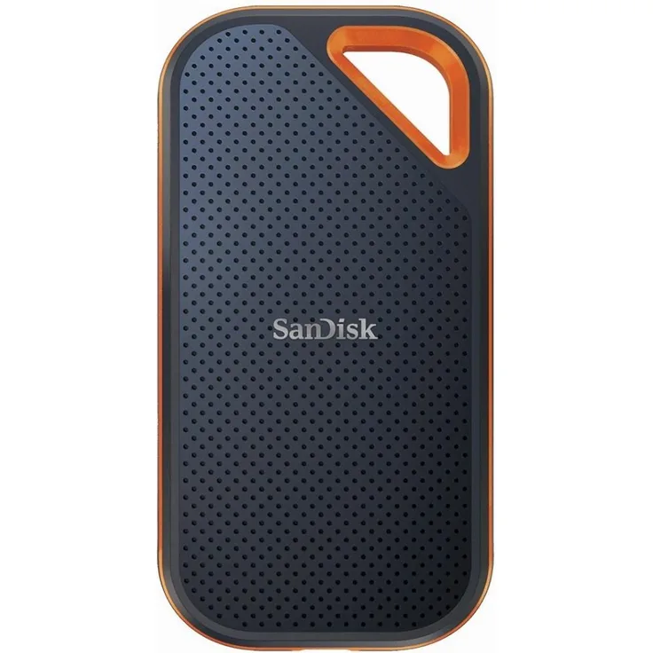 SanDisk Extreme PRO Portable - Solid-State-Disk - verschlüsselt - 1 TB - extern (tragbar) - USB 3.2 Gen 2x2 - 128-Bit AES (SDSSDE81-1T00-G25)