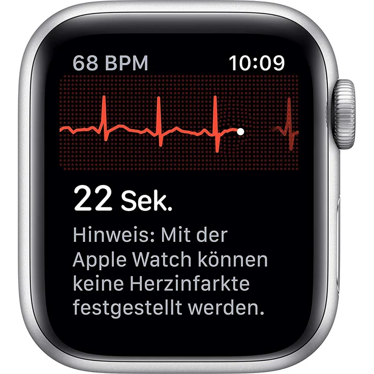 Apple Watch Series 5 Smartwatch GPS, Unisex, 40mm, Aluminiumgehäuse, Sportarmband, Silber – Bild 5