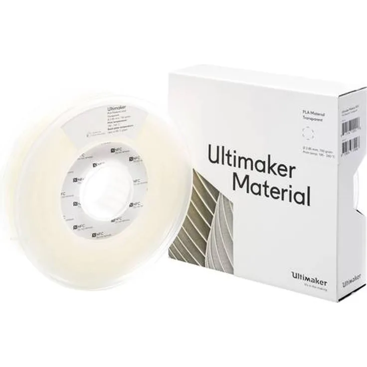 Ultimaker Filament PLA 2,85mm Transparent 750g (PLA - M0751 Transparent 750 - 211399)