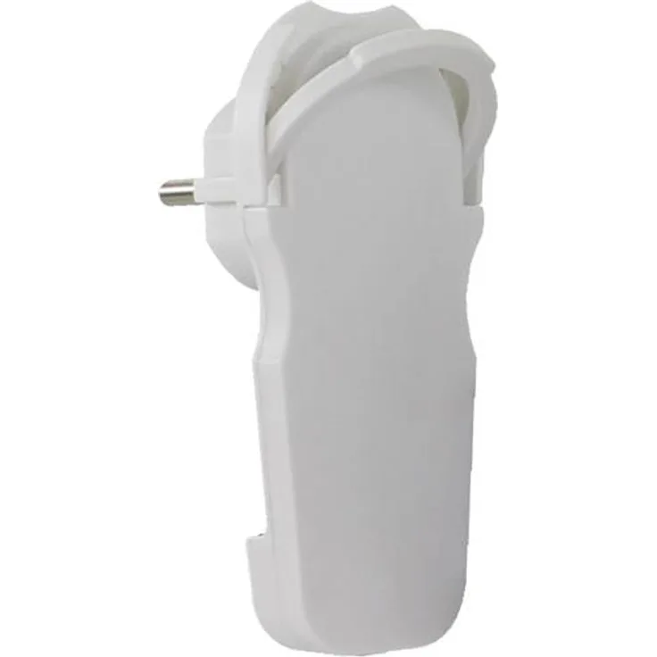 REV 0018260100 Schutzkontakt-Flachstecker 230V Weiß IP20