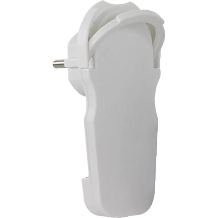 REV 0018260100 Schutzkontakt-Flachstecker 230V Weiß IP20 – Bild 1