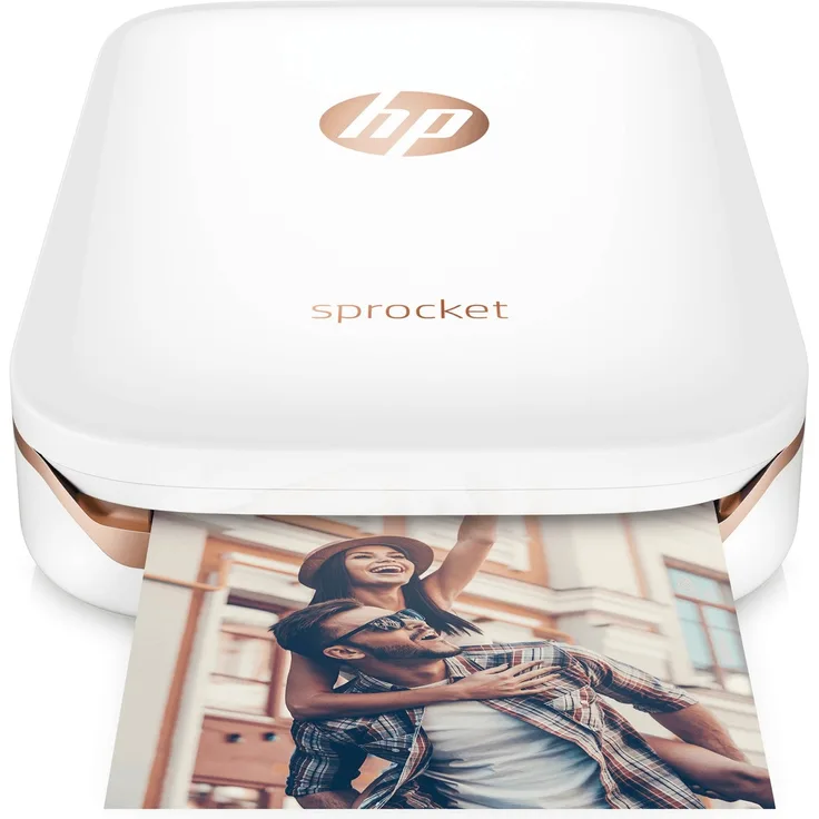 HP Sprocket Photo - Drucker - Farbe - mit HP ZINK Fotopapier mit klebender Rückseite (10 Blätter)