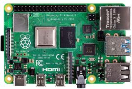 Raspberry Pi 4 Modell B, 4 GB – ARM-Cortex-A72 Quad-Core Prozessor