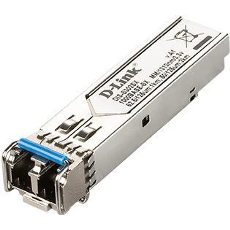 D-Link Dis‑S302SX Netzwerk-Transceiver-Modul Faseroptik 1000 Mbit-s Mini-GBIC - Netzwerk-Transceiver-Module (Faseroptik, 1000 Mbit-s, Mini-GBIC, SFP, SX, 20000 m)