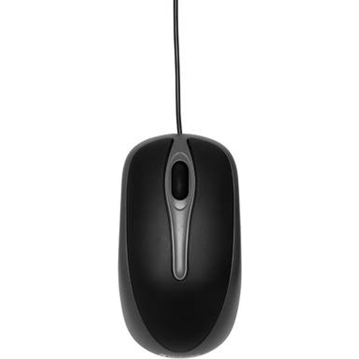 Verbatim optische Desktop-Maus - Hochauflösende HD-Technologie - 1000 dpi, präzise Steuerung, Links- und Rechtshänder - schwarz