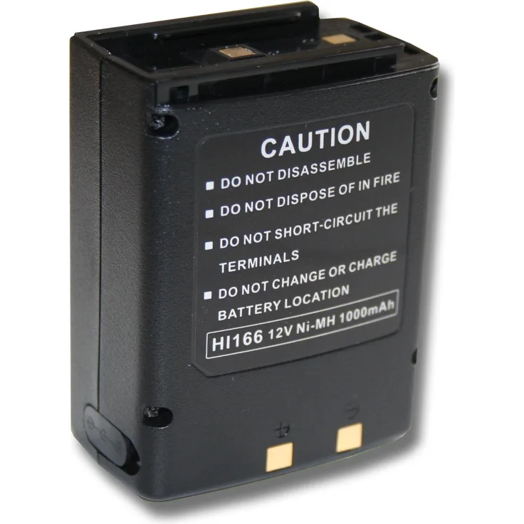 VHBW Akku, geeignet für Funkgerät, Walkie Talkie Icom IC-A22, IC-A22E, IC-A3, IC-A3E 1000 mAh, 12 V, NiMH