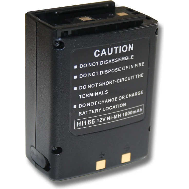 VHBW Akku, geeignet für Funkgerät, Walkie Talkie Icom IC-A22, IC-A22E, IC-A3, IC-A3E 1000 mAh, 12 V, NiMH – Bild 1