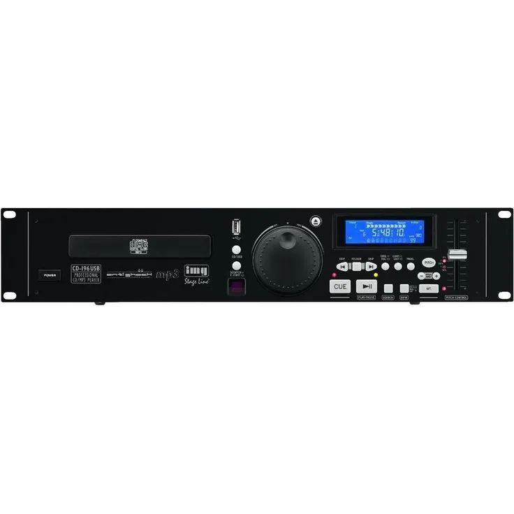 IMG CD-Player 212890, Stage Line CD-196USB Schwarz