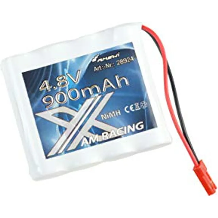 Ni-MH Akku 4.8V 900mAh AMX RACING, BEC/JST Stecker