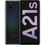 Samsung Galaxy A21s Smartphone Farbdisplay, 64GB interner Speicher, 4GB RAM, Dual-SIM, Android, Black
