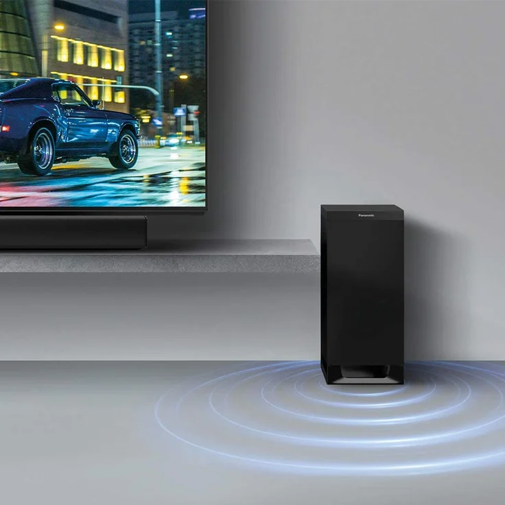 Panasonic SC-HTB900EGK 3.1 Soundbar mit Subwoofer, Dolby Atmos, kabellos/kabelgebunden, geeignet für TV, schwarz (2019) – Bild 7