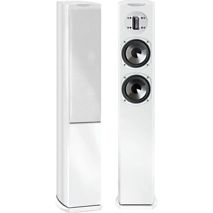 Quadral Chromium Style 6 Weiss hochglanz Standlautsprecher - 170 Watt - weiß