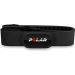 Polar H10 Herzfrequenz-Sensor, Schwarz, XS-S, Unisex, ANT+, Bluetooth, EKG, Wasserdichter Herzfrequenz-Sensor mit Brustgurt (92075964)