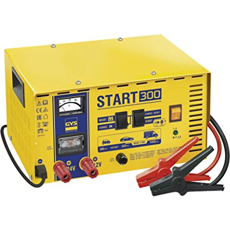 GYS Batterieladegerät START 300 12/24 V Boost 12V: 10-23/24V: 8-17 A GYS (025547)