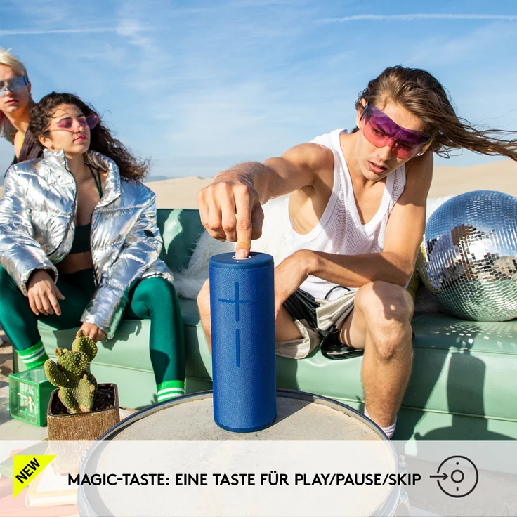 Ultimate Ears Megaboom 3 Bluetooth-Lautsprecher mit Mikrofon, Webradio, wasserdicht, schwarz – Bild 6