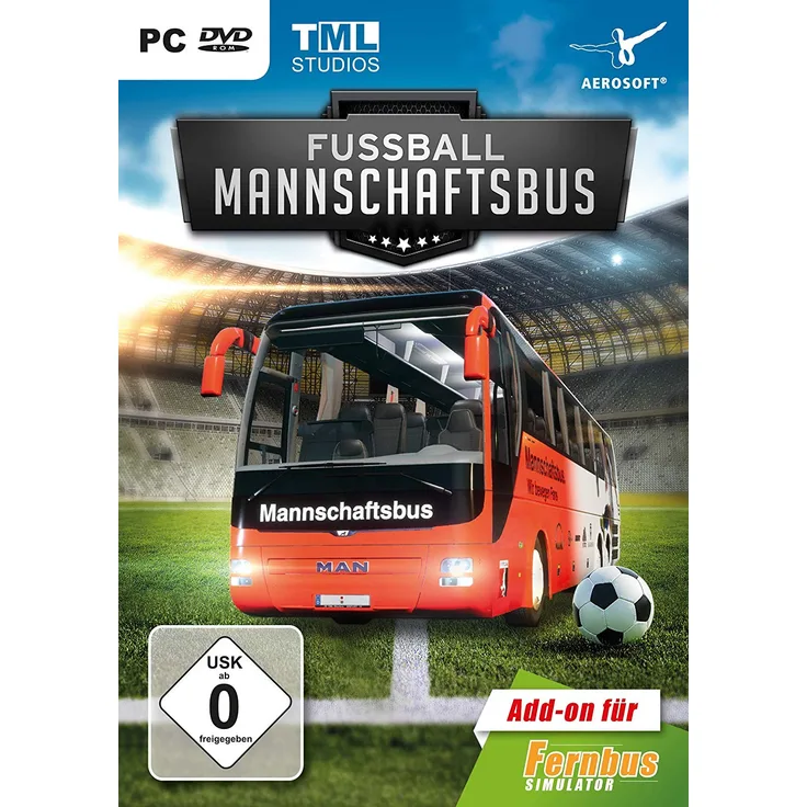 Der Fernbus Simulator- Fussball Mannschaftsbus (Add On) (PC)