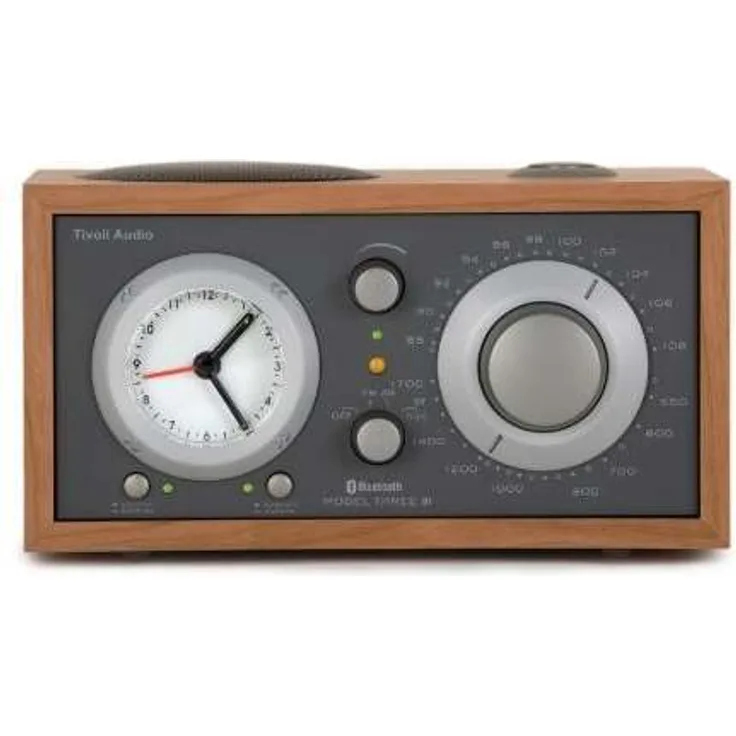 Tivoli Model Three Bluetooth UKW--MW-Radiowecker in Kirsche-Taupe