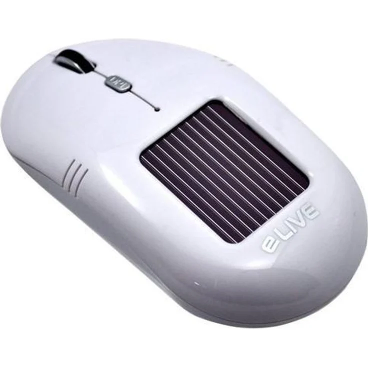 Elive Light 2,4G Solar Wireless Maus weiß – Bild 1
