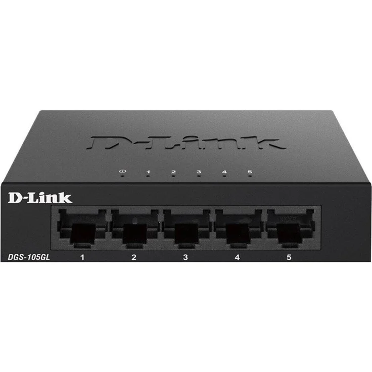 D-Link DGS-105GL-E 5-Port Gigabit Light Switch ohne IGMP – Bild 1