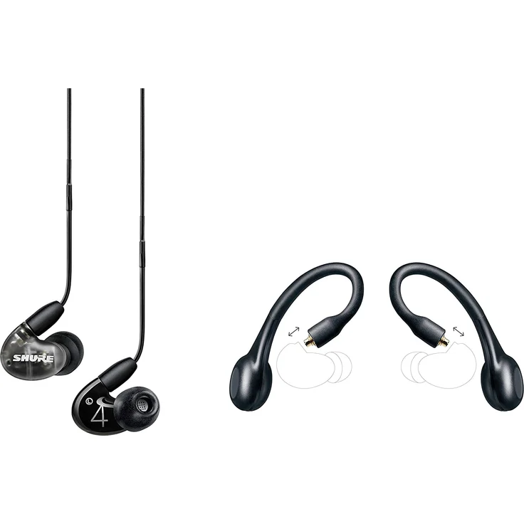 Shure AONIC 4 In-Ear Kopfhörer, mit Mikrofon, Noise Cancelling, schwarz – Bild 1