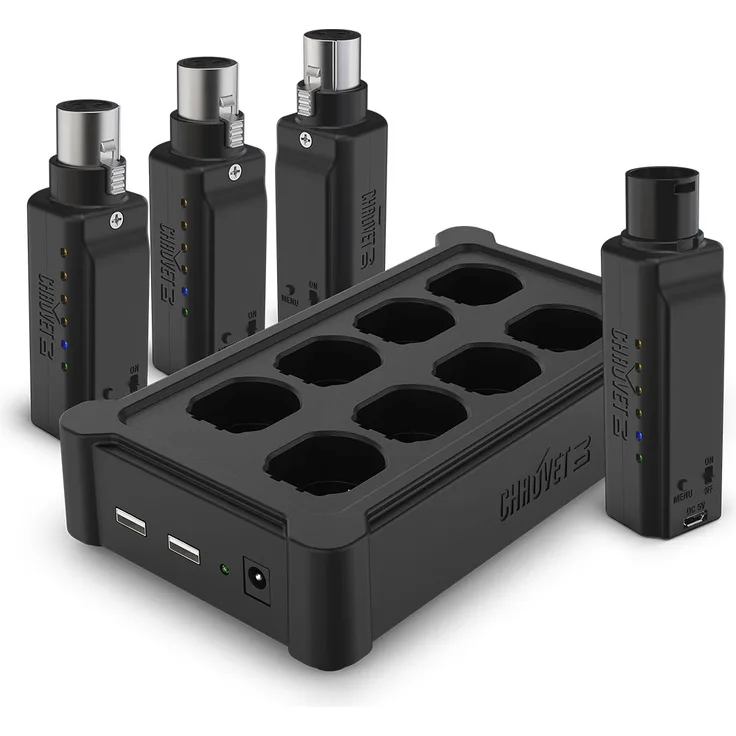 Chauvet DJ D-Fi XLR Pack (3 RX, 1 TX and 1 Multi Charger)