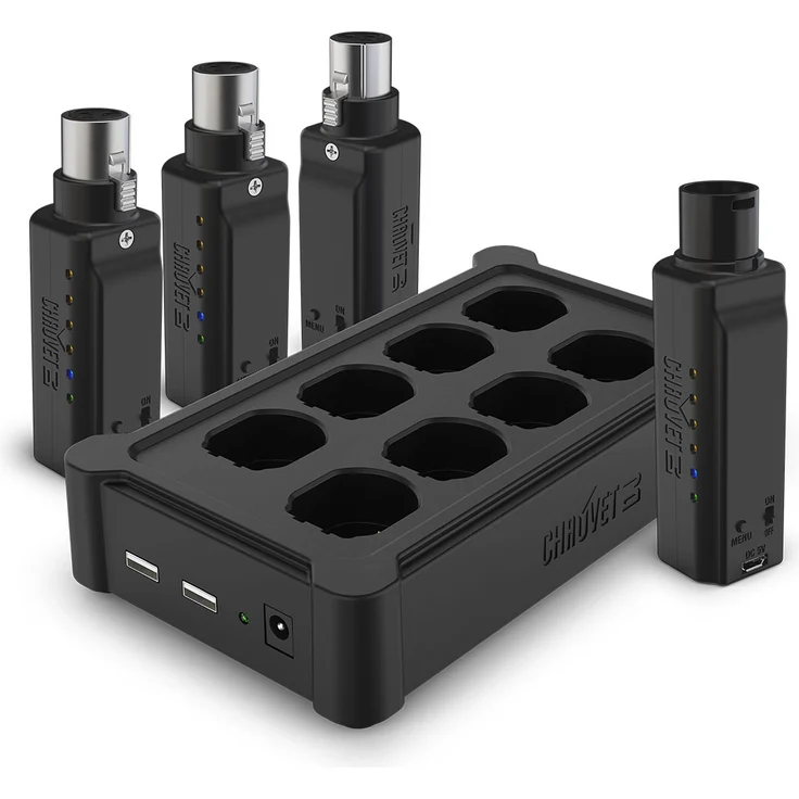 Chauvet DJ D-Fi XLR Pack (3 RX, 1 TX and 1 Multi Charger) – Bild 1