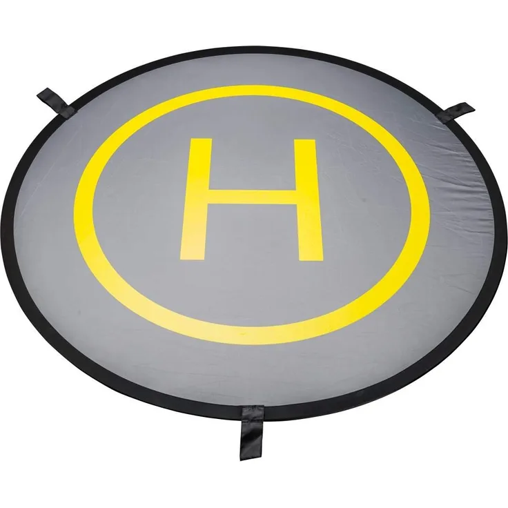 Mantona Drohnen-Landeplatz (faltbar, wasserdicht und langlebig, Durchmesser: 107cm, inklusive Schutztasche, geeignet für DJI SPARK, DJI Phantom, DJI Mavic Pro, Yuneec)