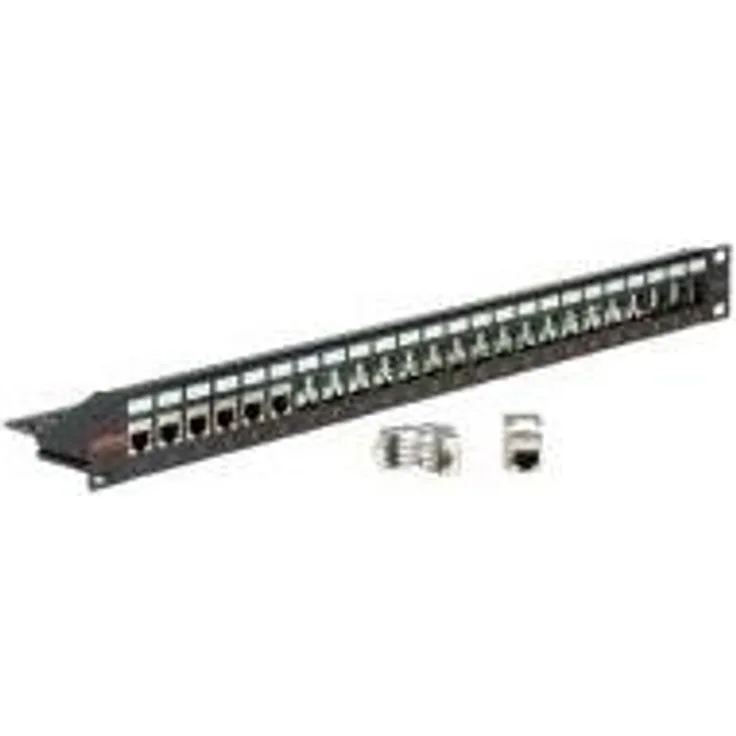 ROLINE 26110360 Keystone-Modulträger, geschirmt schwarz