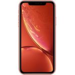 Apple iPhone XR Smartphone 15,49cm (6,1 Zoll) LCD-Display, 128GB interner Speicher, 3GB RAM, iOS 12, Koralle