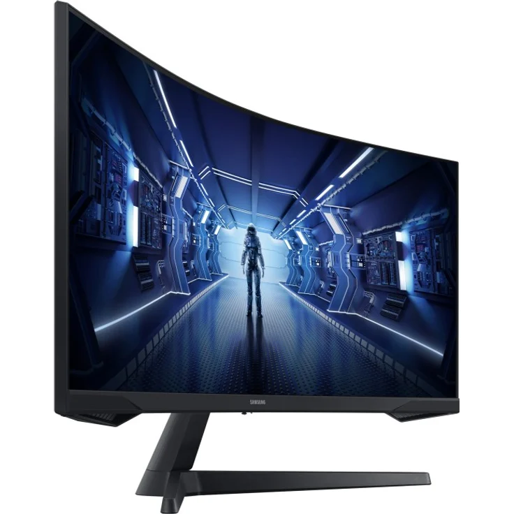 Samsung Odyssey G5 C34G55TWWR - 34 Zoll, UltraWide Quad HD (3440 x 1440), VA-Panel, 165Hz, 1ms, 250cd/m², HDR10 (LC34G55TWWRXEN) – Bild 2