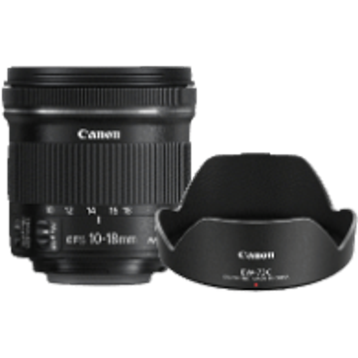 Canon 10-18 mm f/4,5-5,6 EF-S IS STM Set mit Gegenlichtblende und Tuch – Bild 2