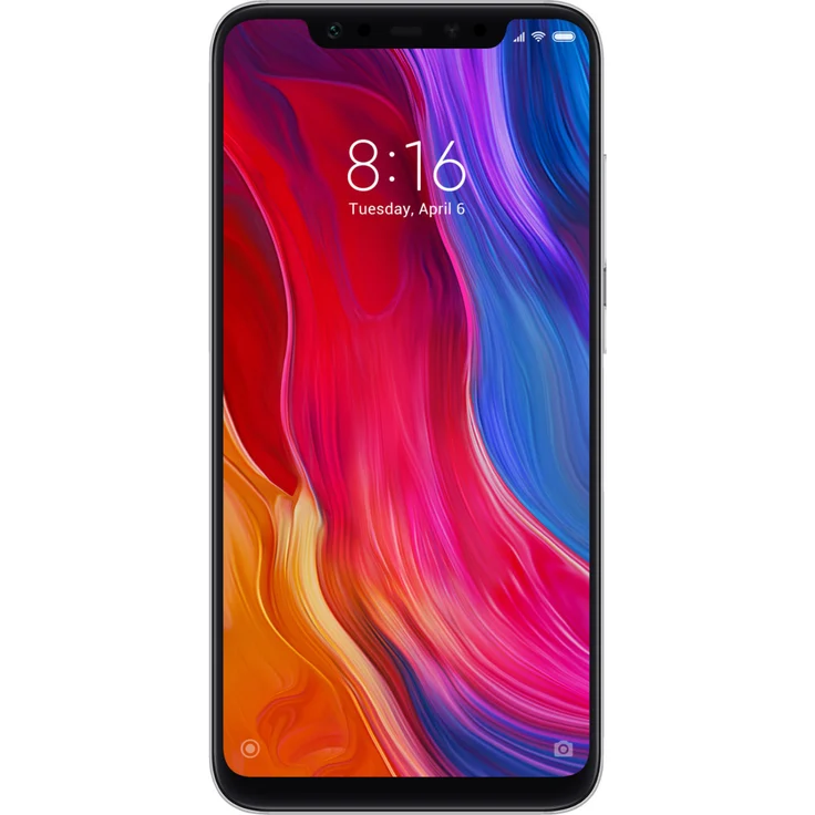 Xiaomi Mi 8 Smartphone 15,8cm (6,2 Zoll) Super-AMOLED-Display, 64GB interner Speicher, 6GB RAM, Dual-SIM, Android, White – Bild 2